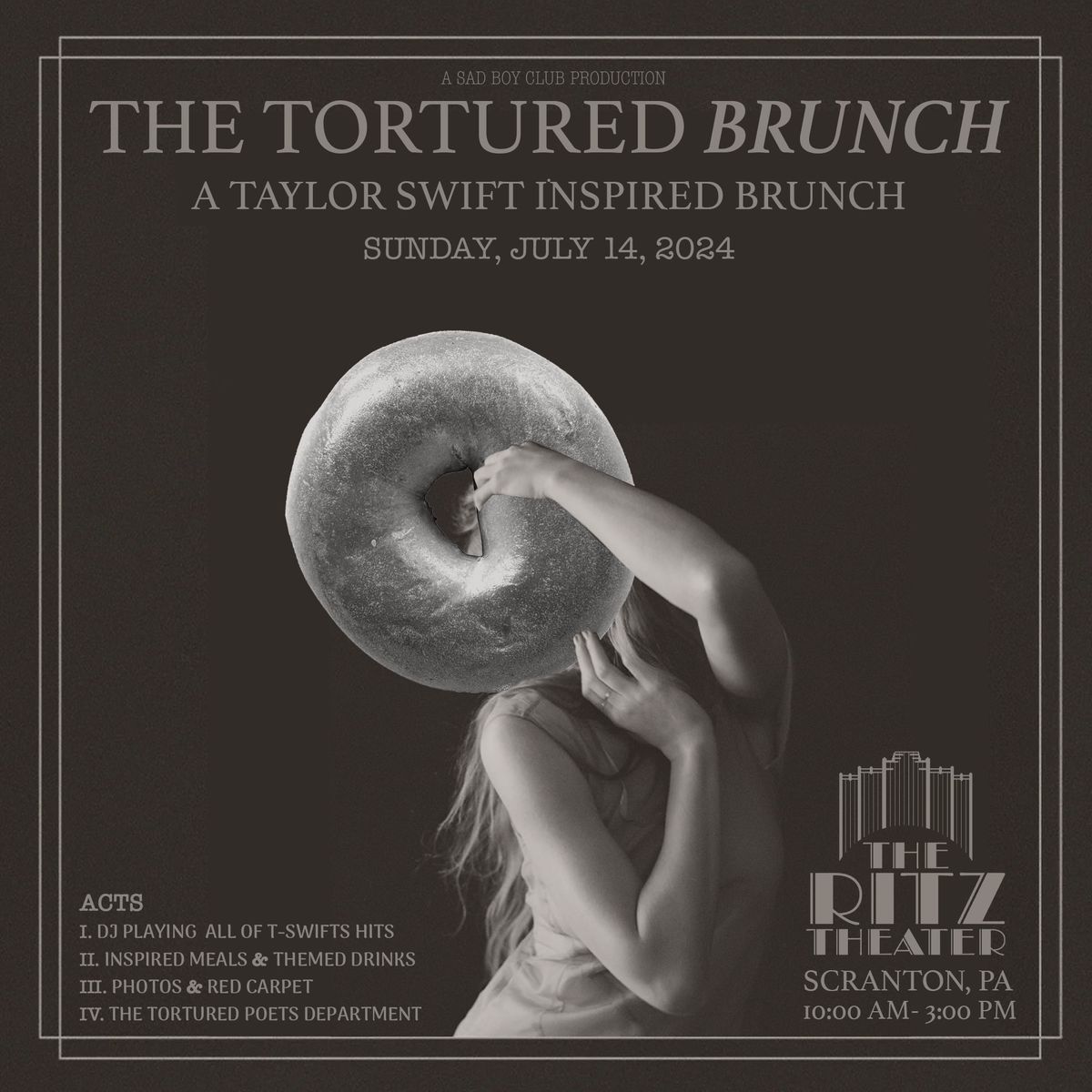 The Tortured Brunch - T-Swift Inspired Brunch at The Ritz Theater