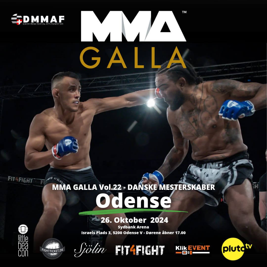 MMA GALLA Vol.22 - Odense - DM finaler