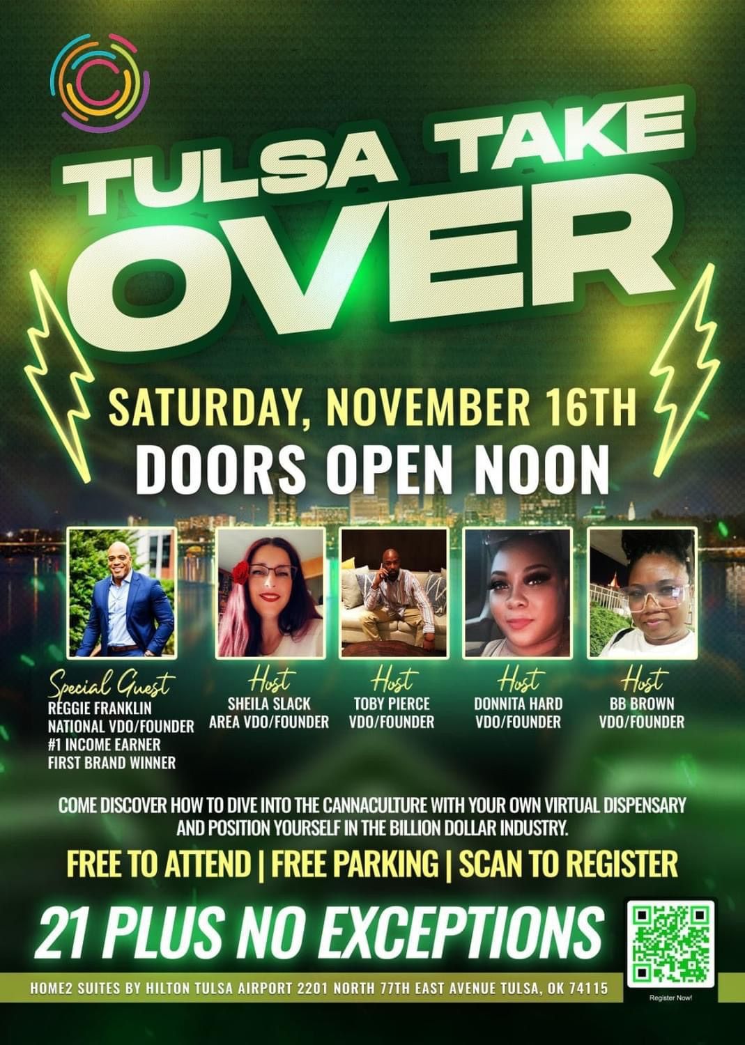 Tulsa Take Over Green Rush Mixer