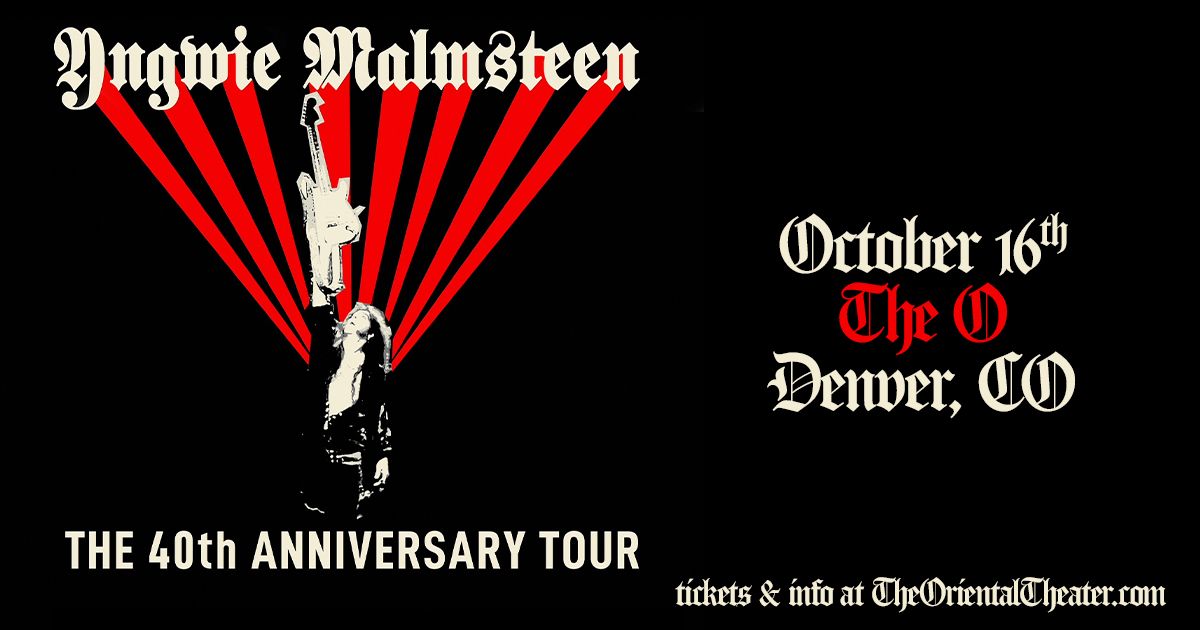 Yngwie Malmsteen: 40th Anniversary Of Rising Force Album | Denver, CO