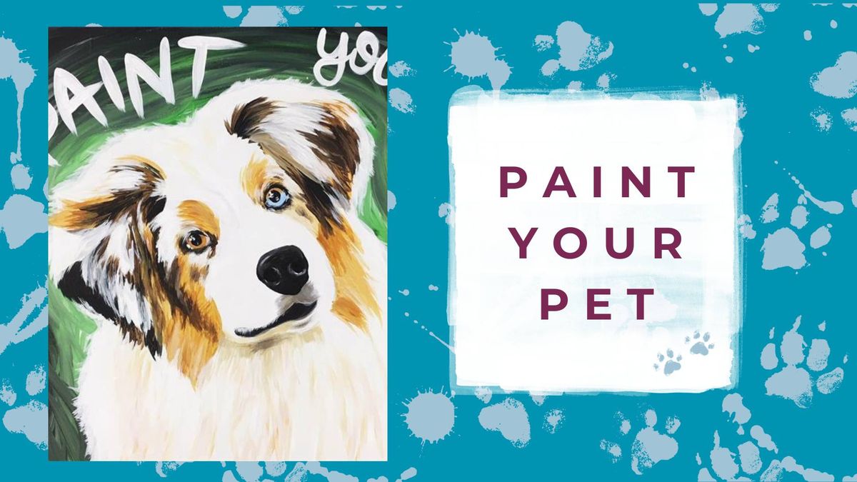 Ages 12+! Paint Your Pet