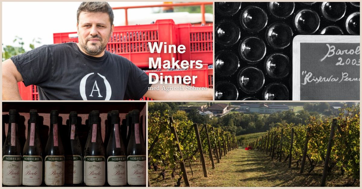 Winemaker's Dinner med Agricola Sobrero