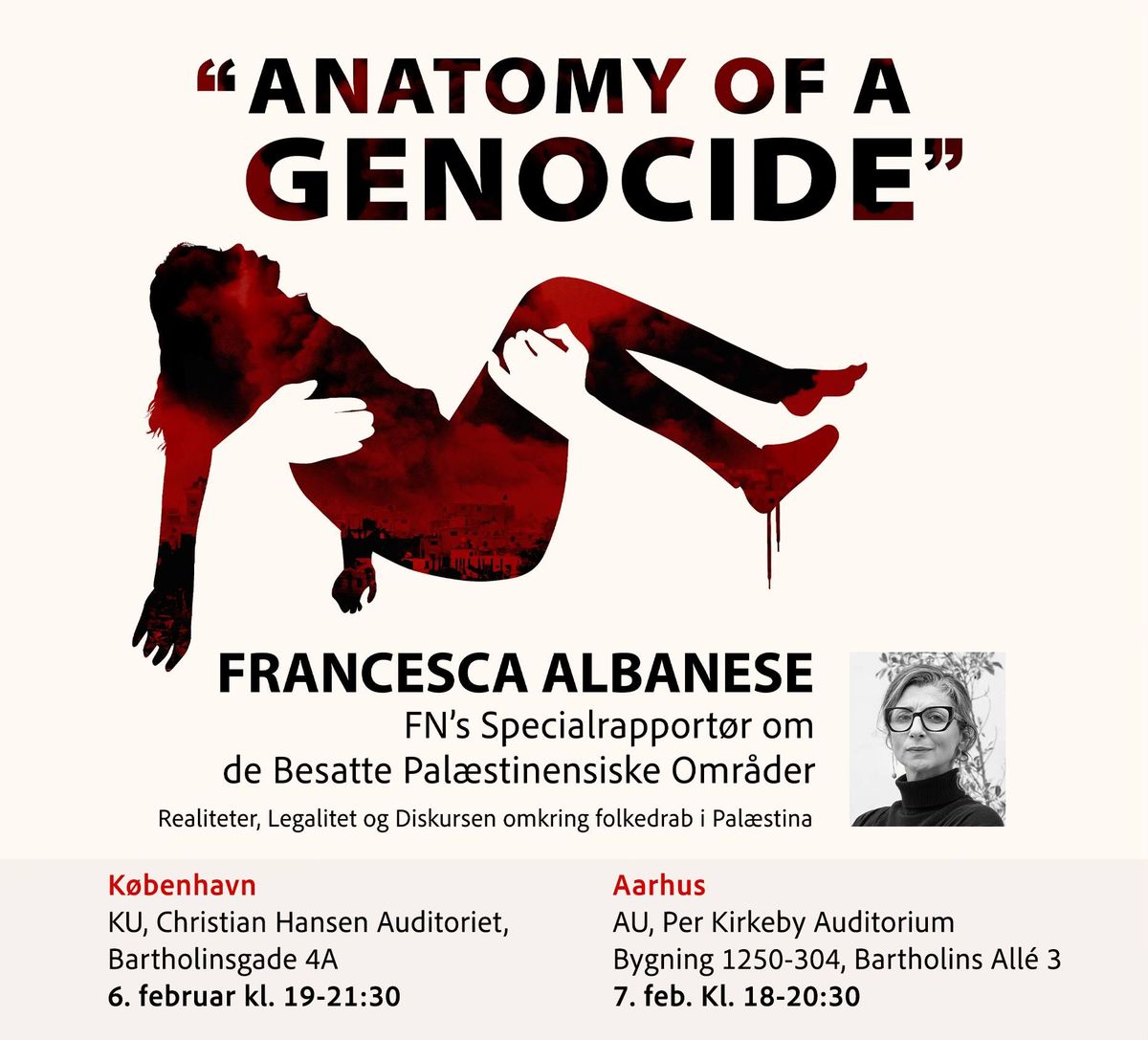 "Anatomy of a Genocide" - Francesca Albanese (\u00c5rhus)