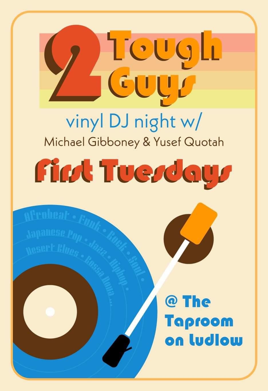 2 Tough Guys: Vinyl DJ Night