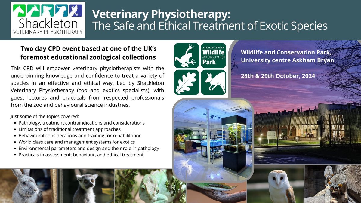 Veterinary Physiotherapy: The Safe and Ethical Treatment of Exotic Species 