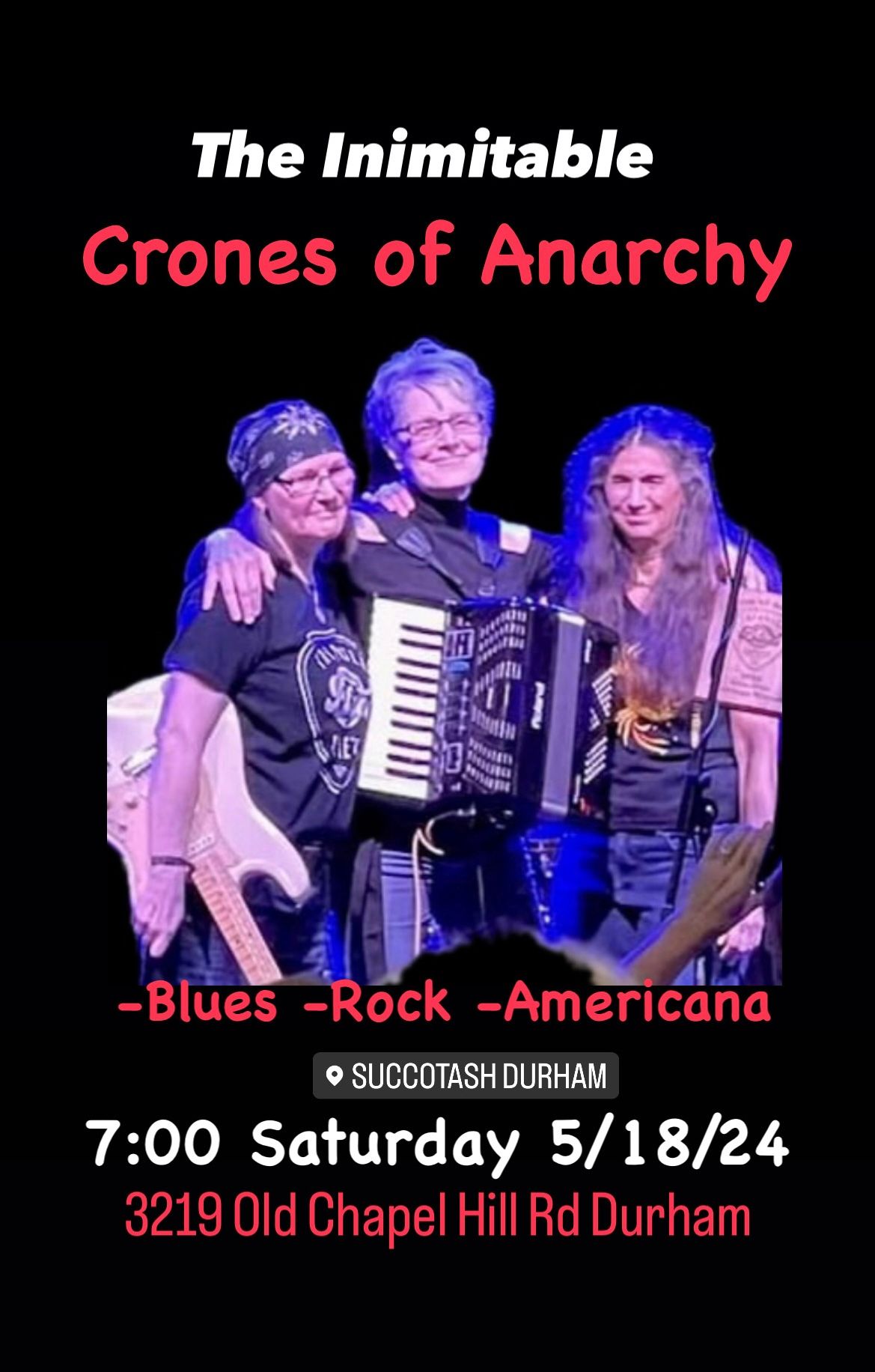 Crones of Anarchy, Blues, Rock, Americana