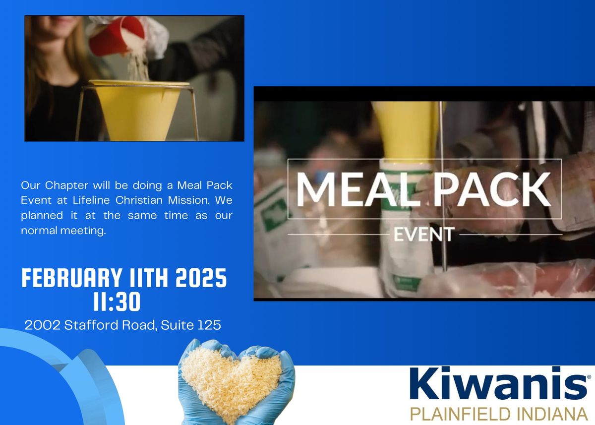 Kiwanis Member Meeting - Meal Pack