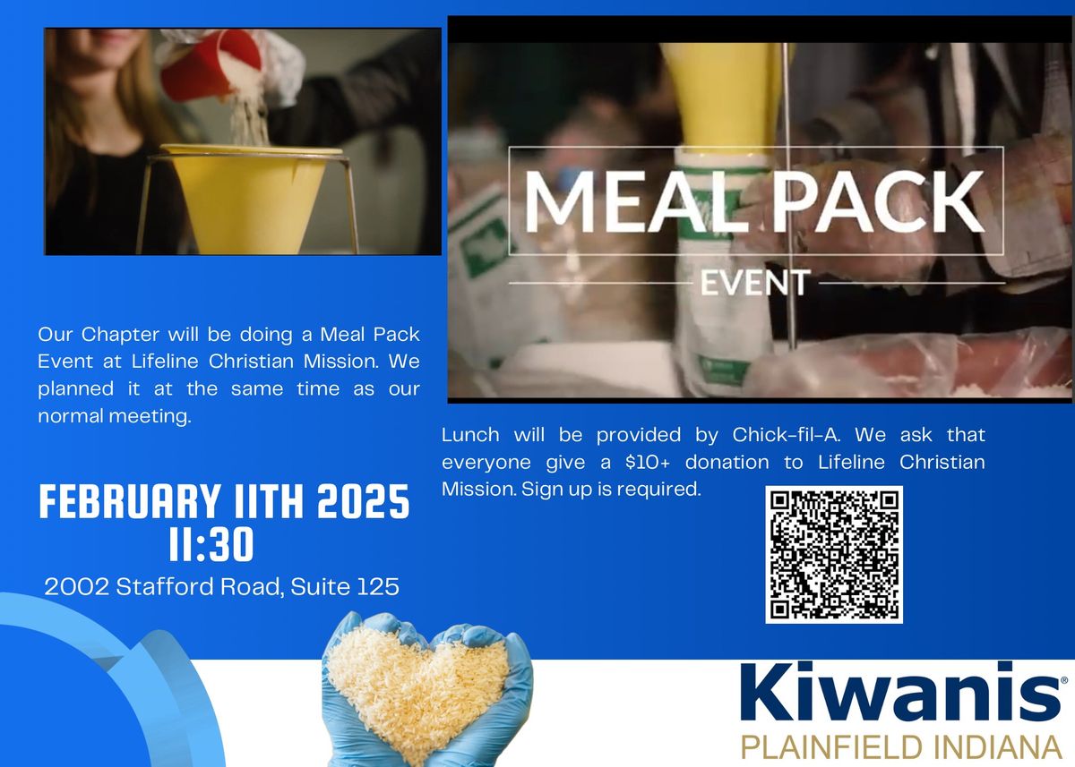 Kiwanis Member Meeting - Meal Pack