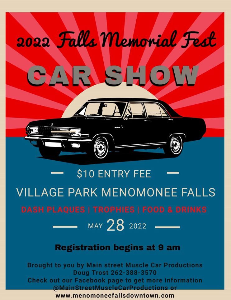 2022 Falls Memorial Fest, Village Park, Menomonee Falls, 28 May 2022