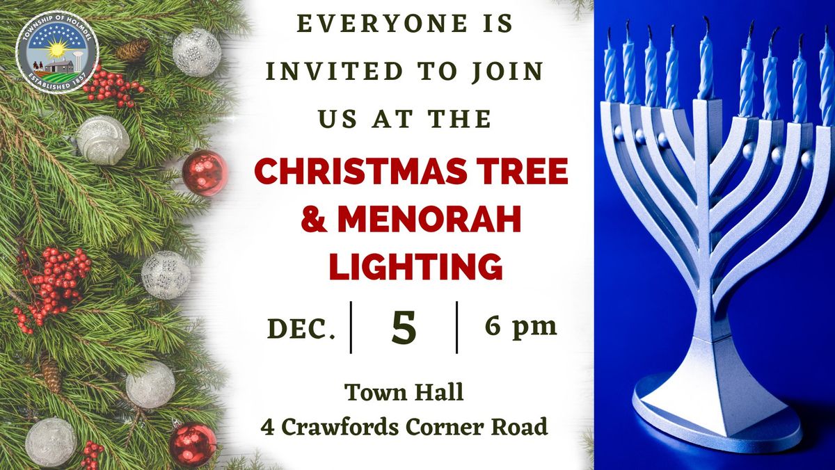 Christmas Tree & Menorah Lighting