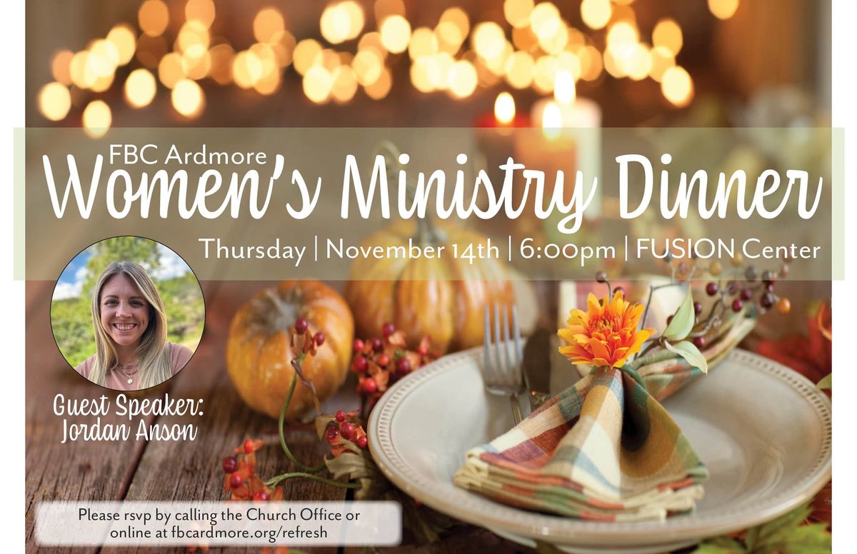 Women's Ministry Dinner