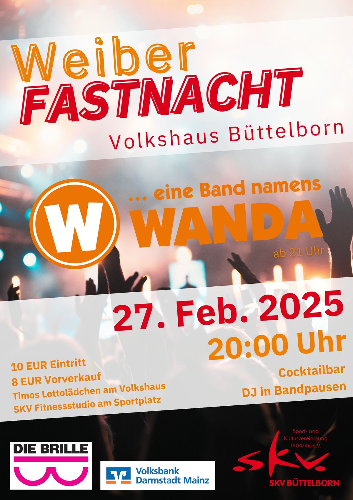 Weiber Fastnacht Volkshaus B\u00fcttelborn