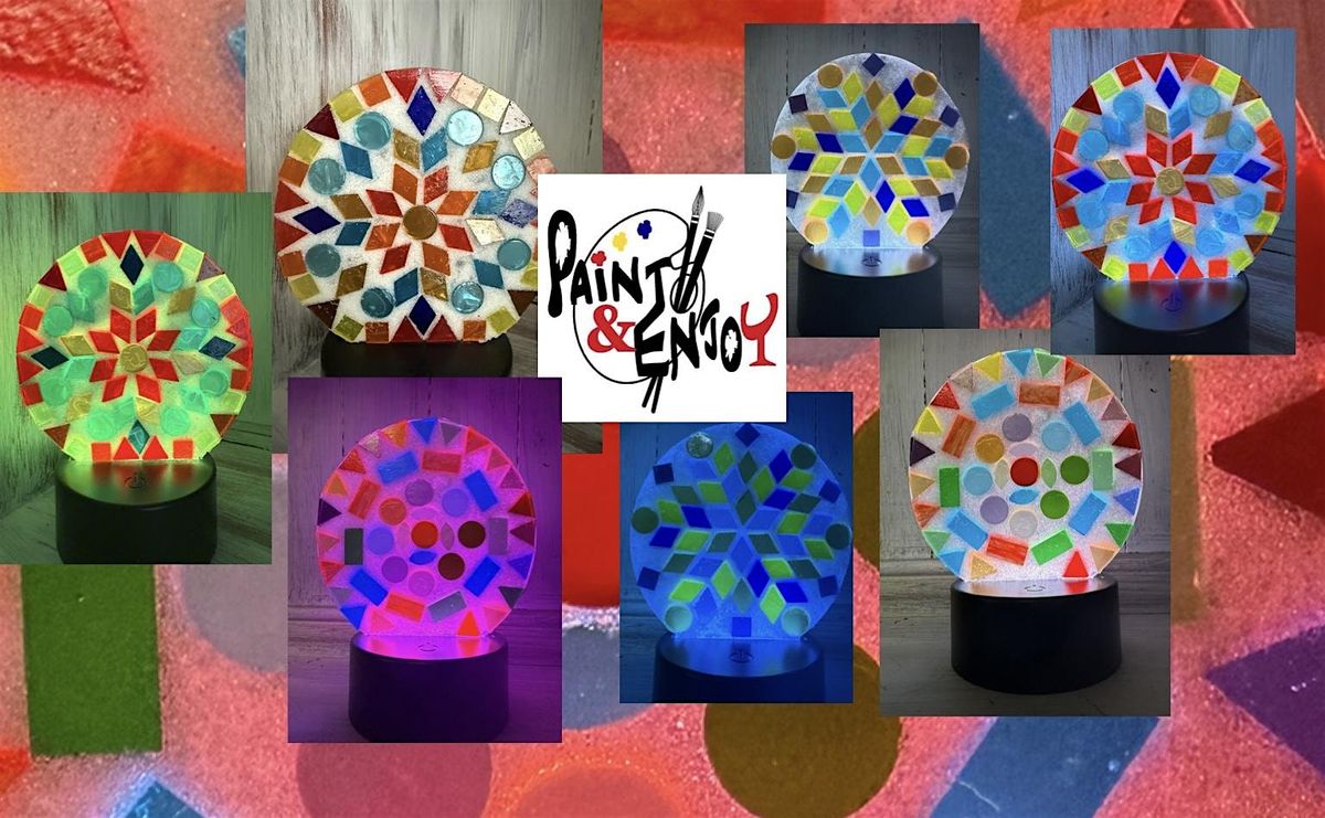 Paint and Enjoy \u201cMosaic Night Lamp\u201d at Lavender Acres Tasting Room