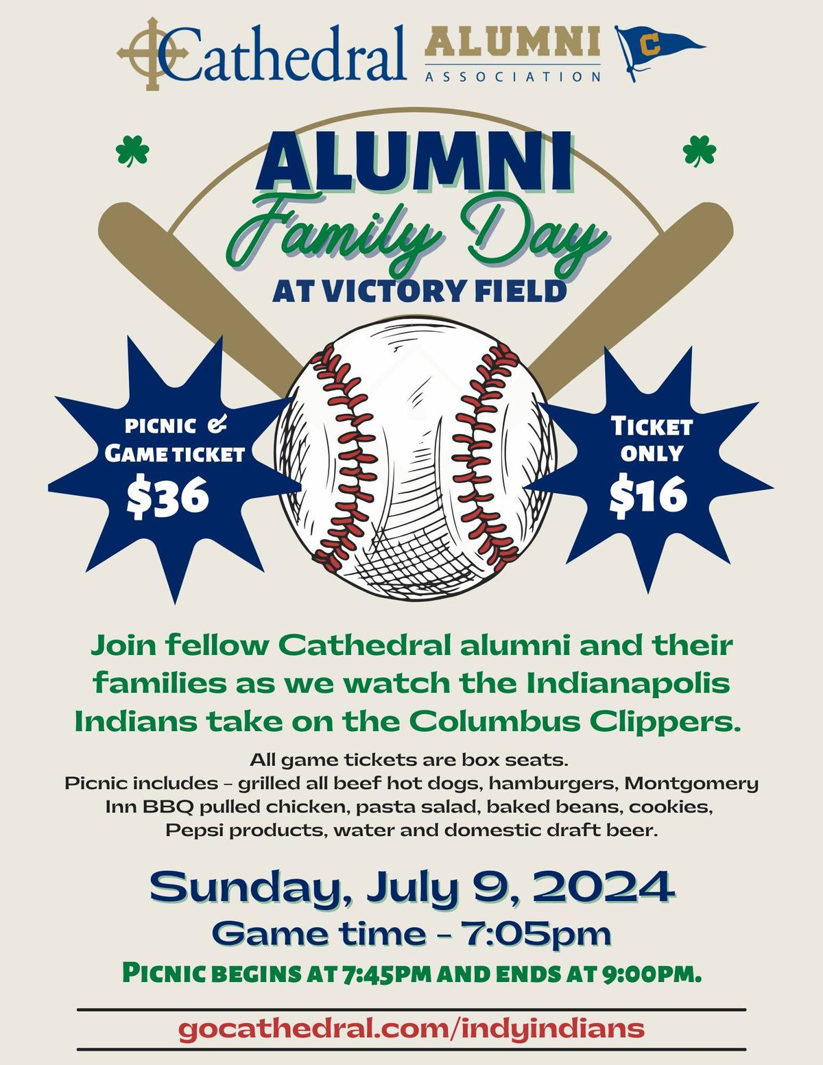 Cathedral Alumni Family Day at Victory Field