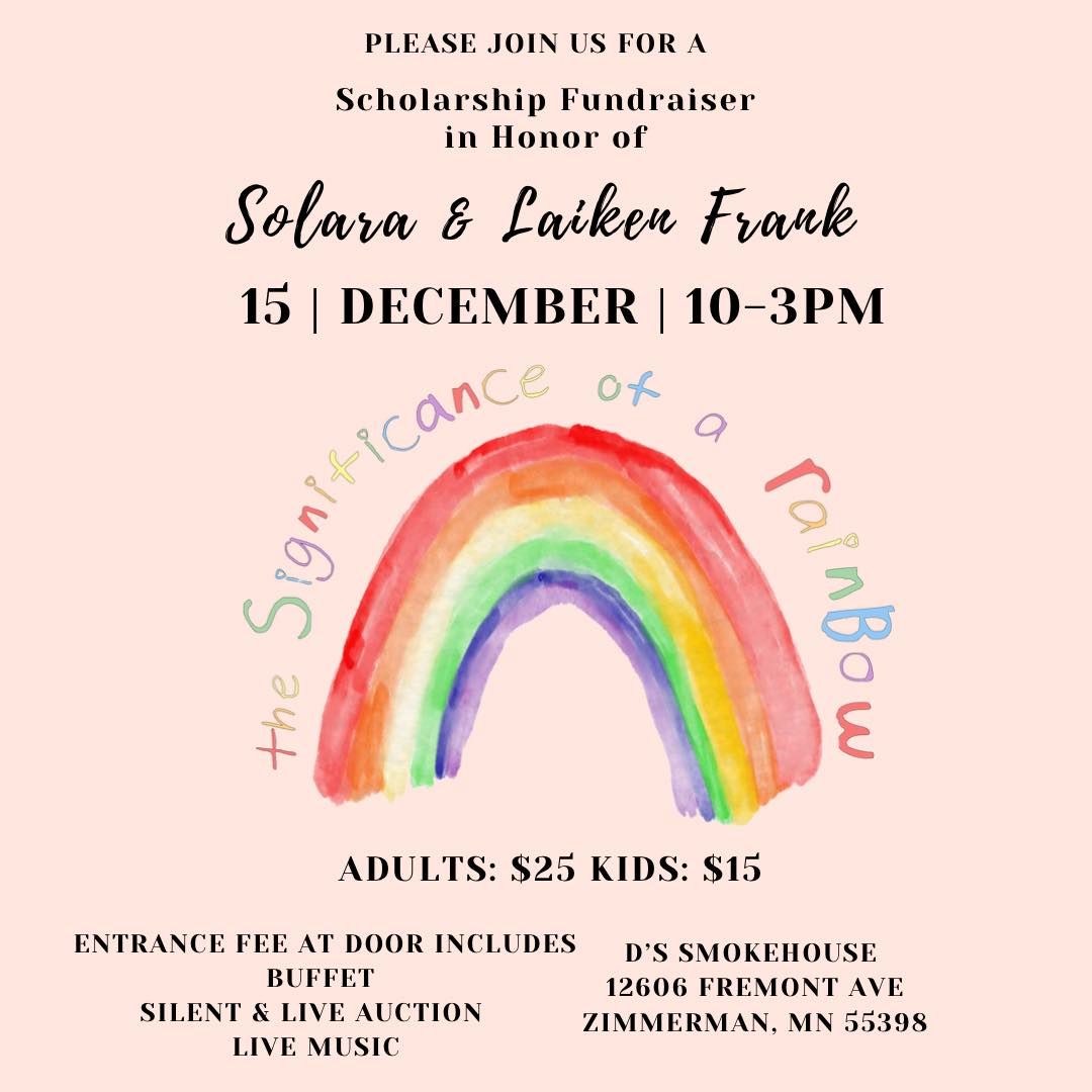 Scholarship Fundraiser in Honor of Solara & Laiken Frank 