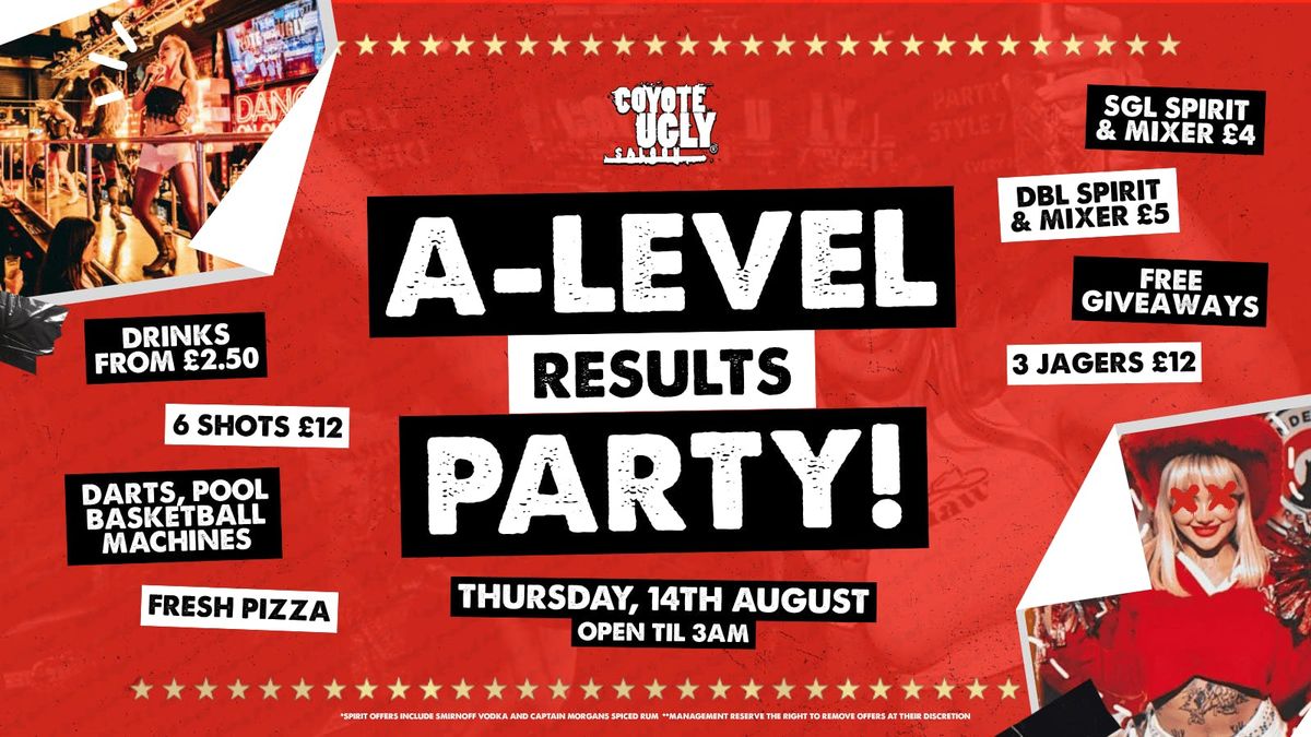 A-LEVELS RESULTS PARTY BIRMINGHAM