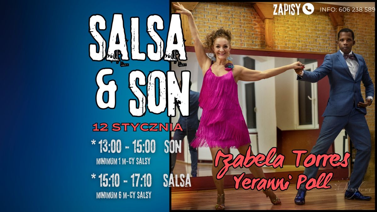 Warsztaty SALSA & SON z Iz\u0105 Torres i Yerani Poll