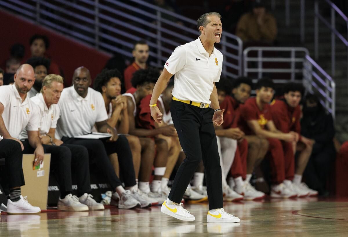 Iowa Hawkeyes at USC Trojans Mens Basketball at Galen Center