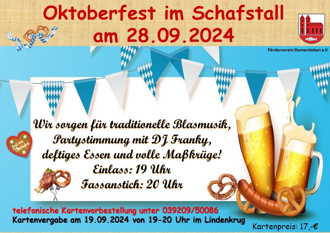 Oktoberfest im Schafstall