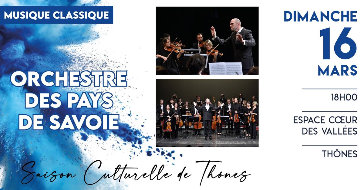 Concert de l\u2019Orchestre des Pays de Savoie "Queen" (Saison Culturelle de Th\u00f4nes)