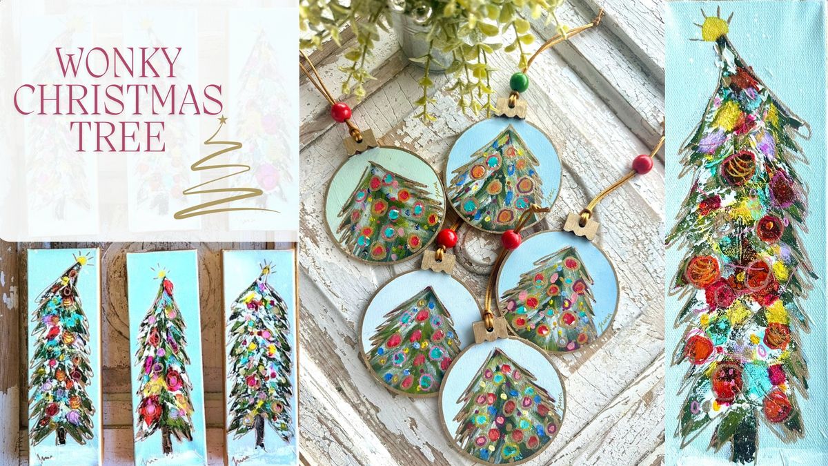 Wonky Christmas Trees and Ornaments