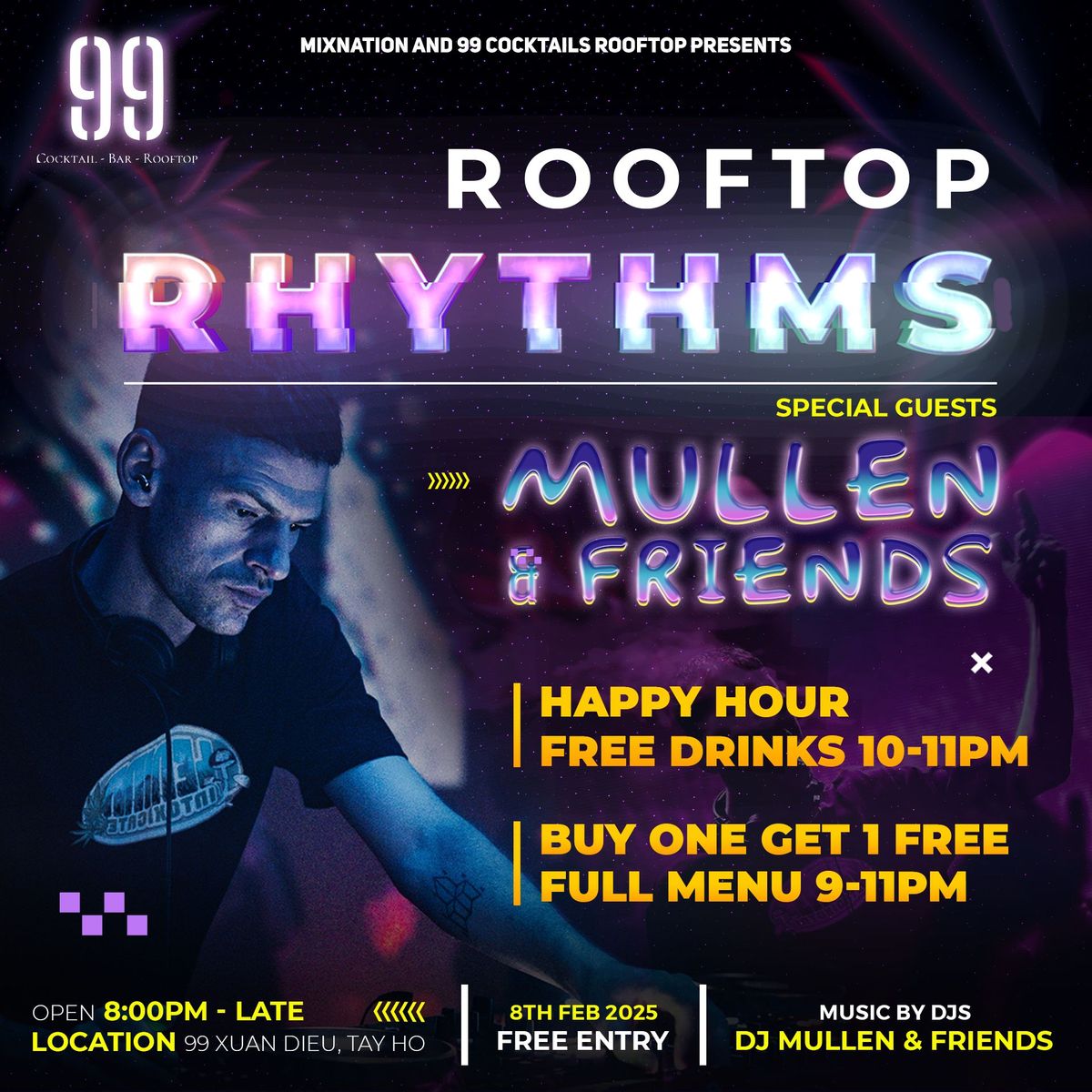 ? Rooftop Rhythms presents: A Night of High-Energy Beats ?