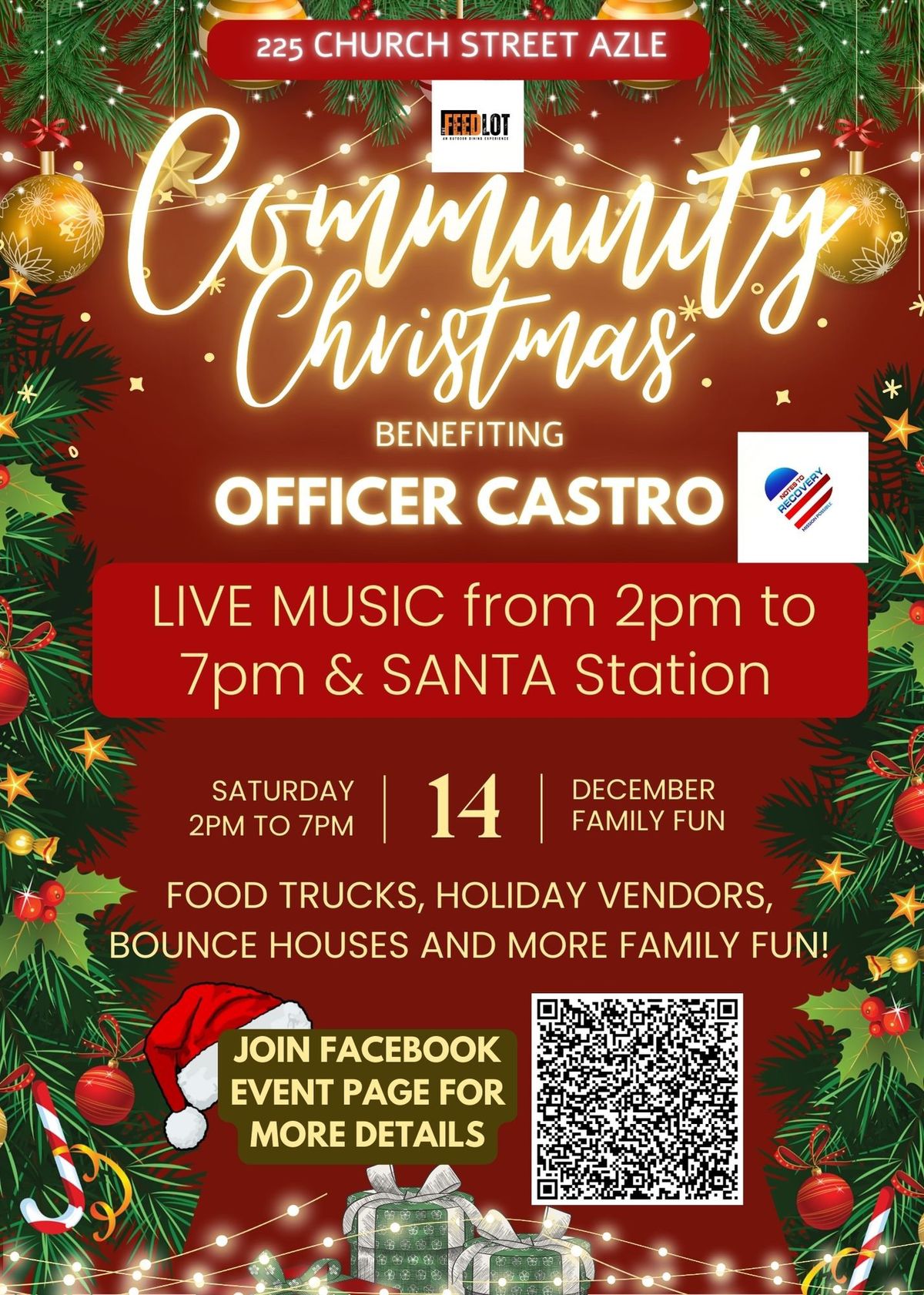 Community Christmas benefiting Officer Castro 