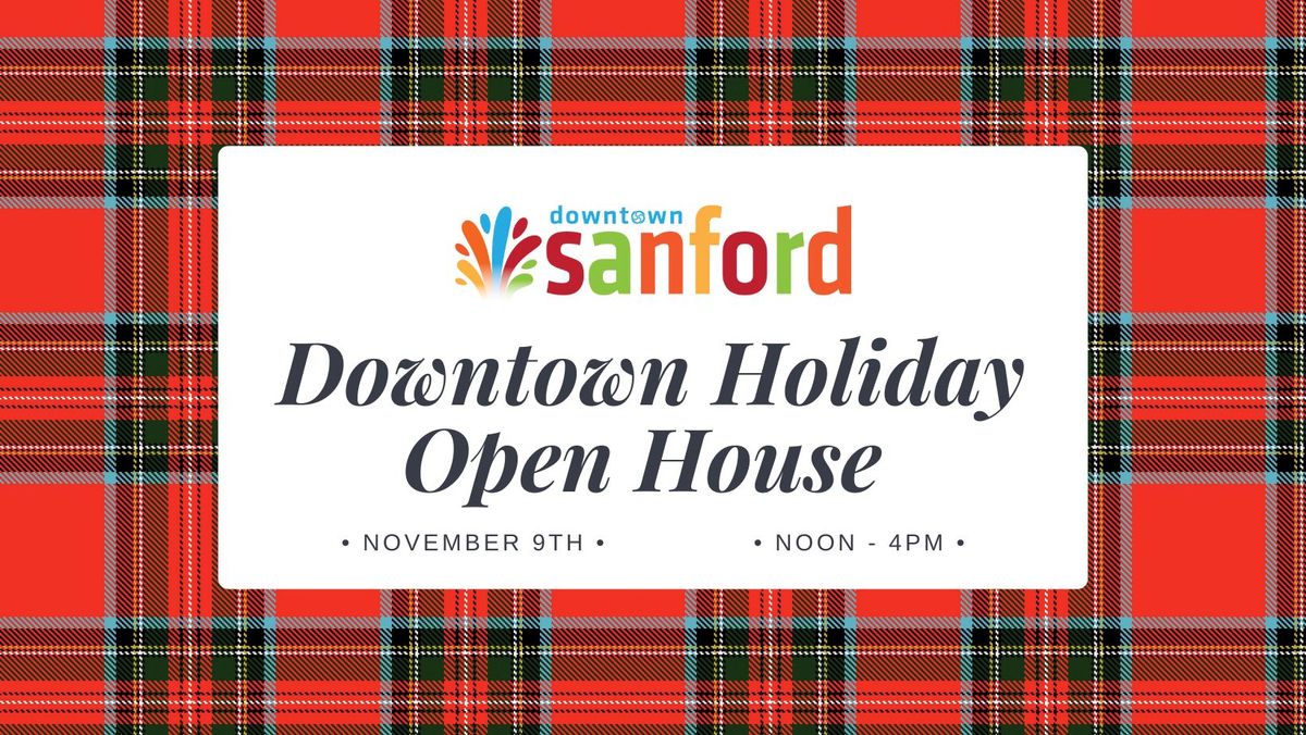 Downtown Sanford Holiday Open House 