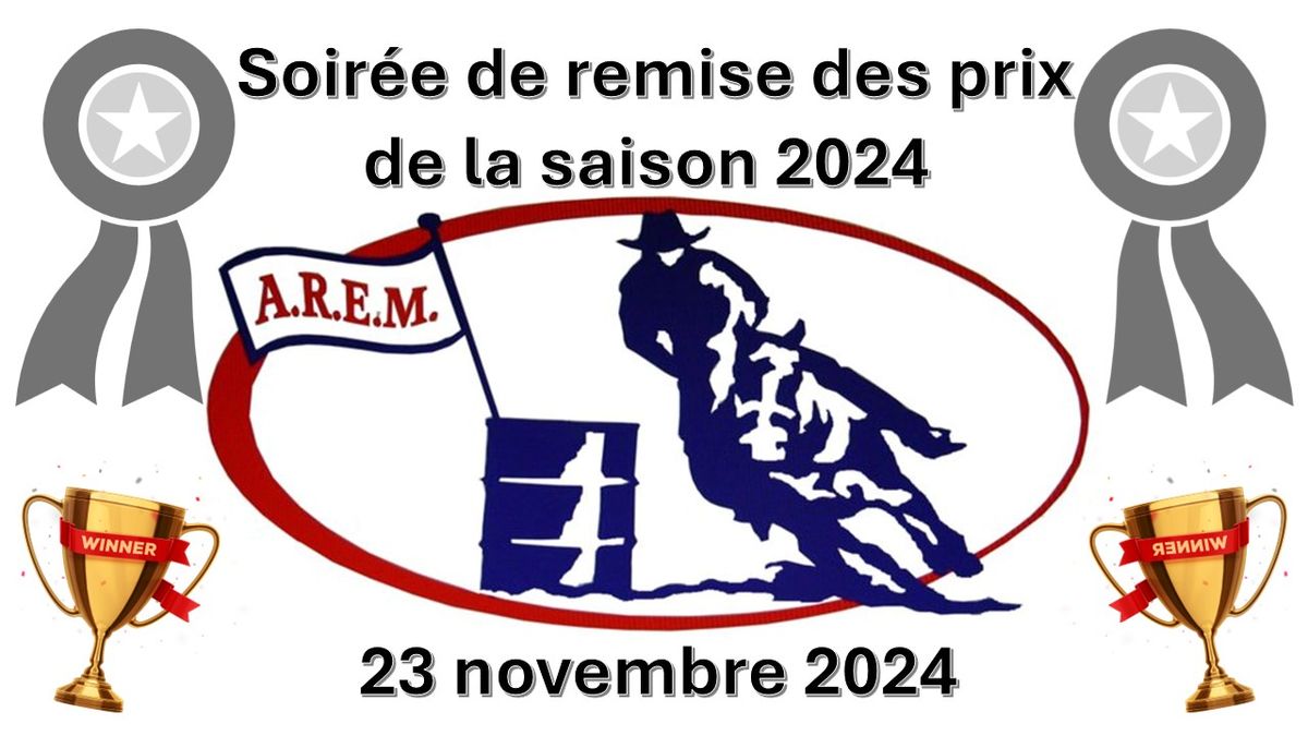 Soir\u00e9e de remise des prix de la saison 2024 - 23 novembre 2024