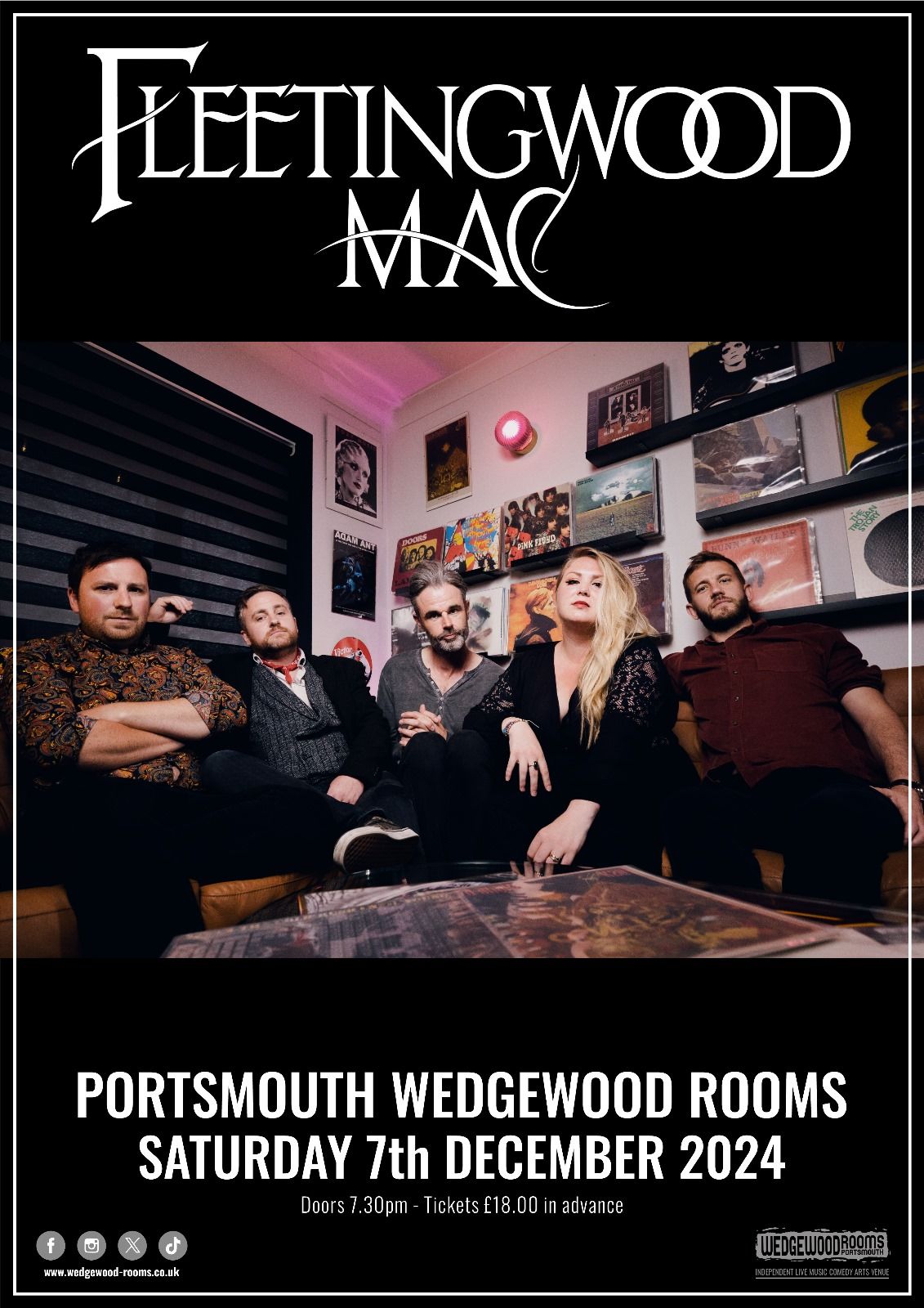 *SOLD OUT* Fleetingwood Mac: Christmas Show - Wedgewood Rooms, Portsmouth - 07.12.24