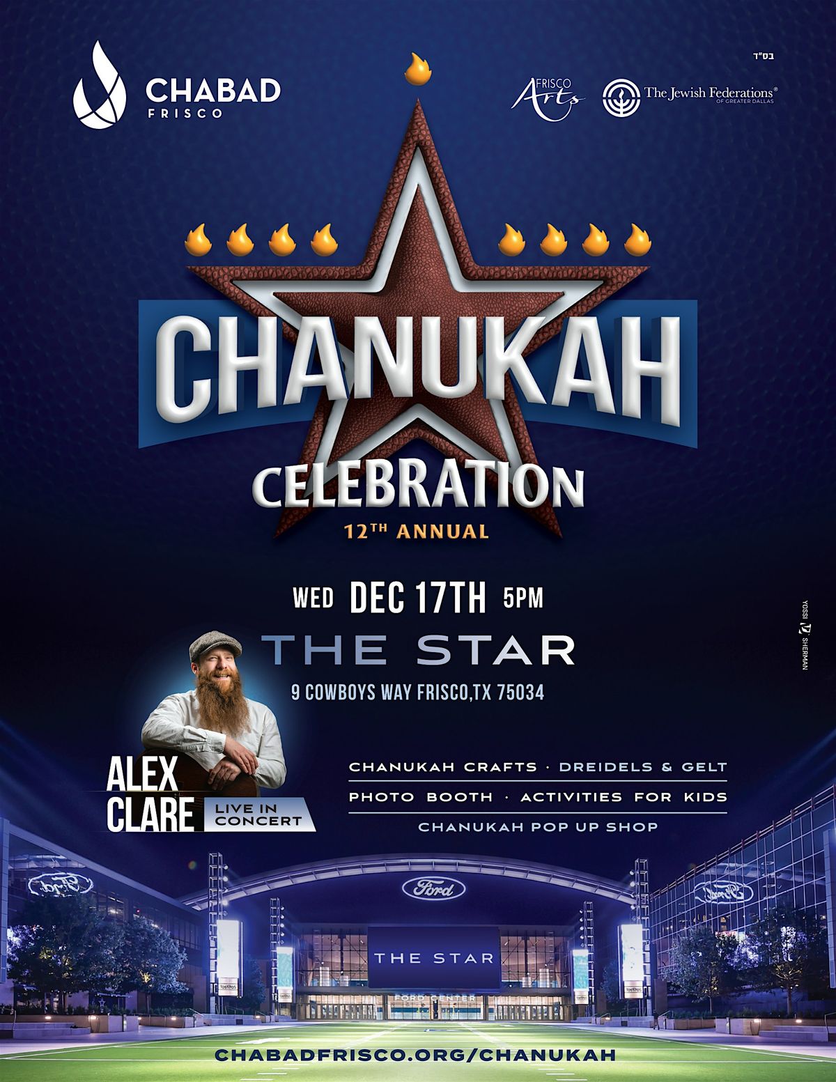 Chabad of Frisco Chanukah Celebration at The Star