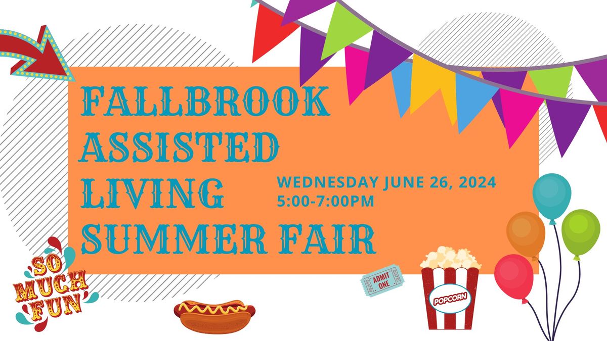 Fallbrook Assisted Living & Memory Care Summer Fair 