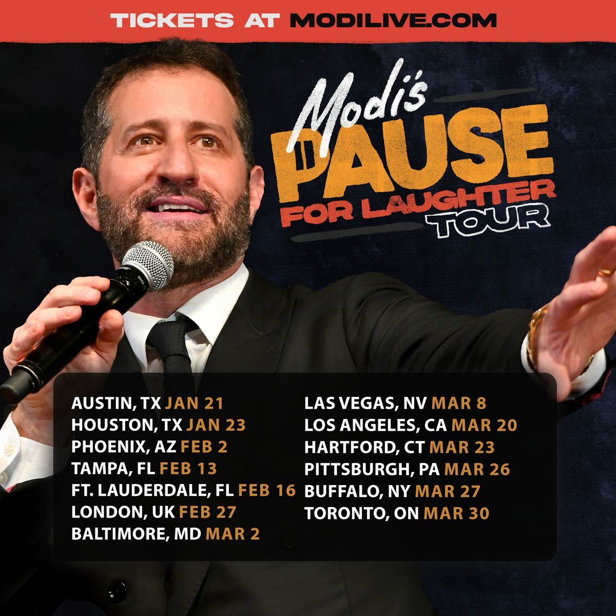 Modi - Pause for Laughter Tour