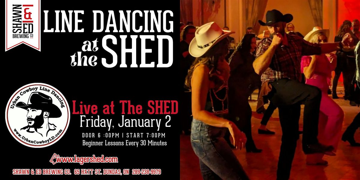 Line Dancing at the SHED - Jan 2!