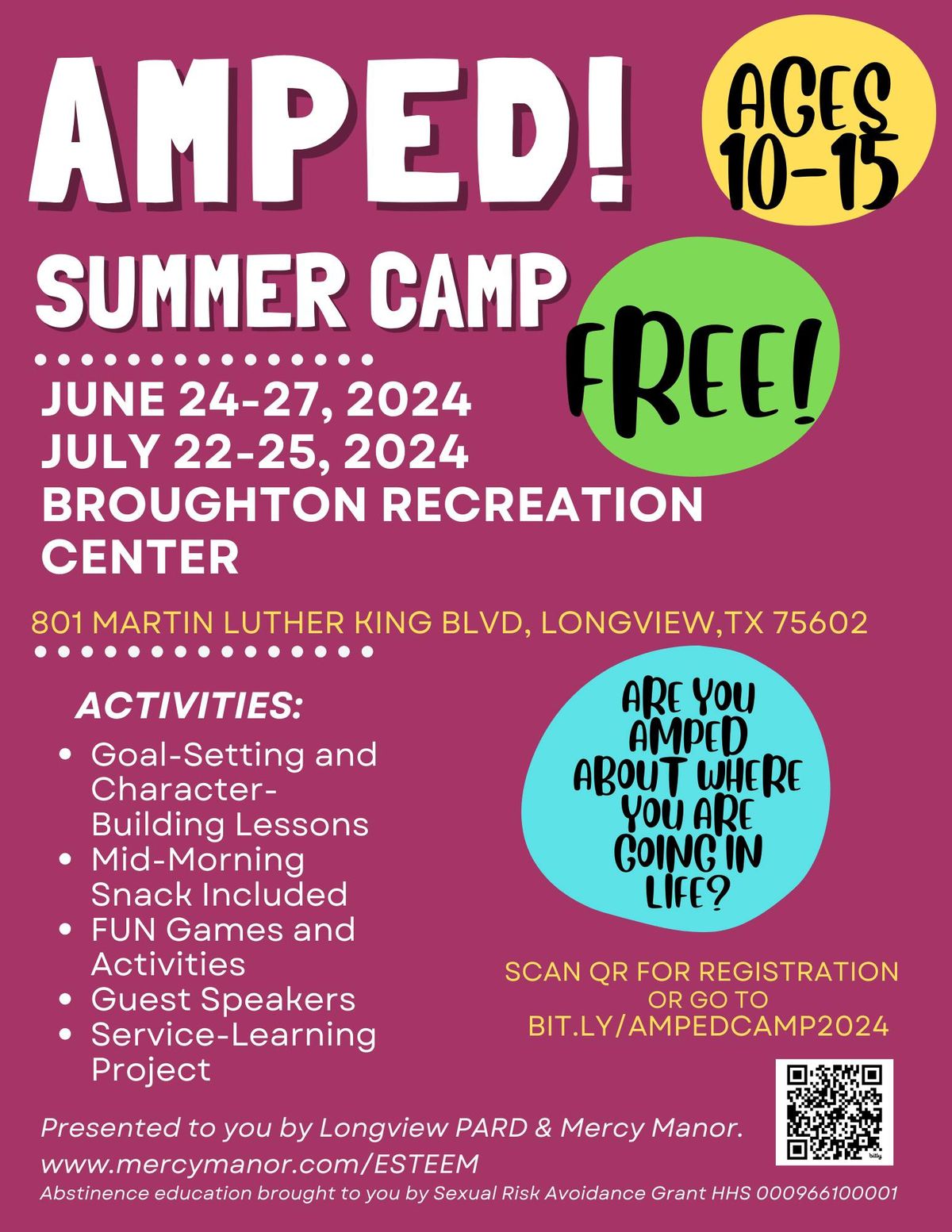 AMPED Summer camp