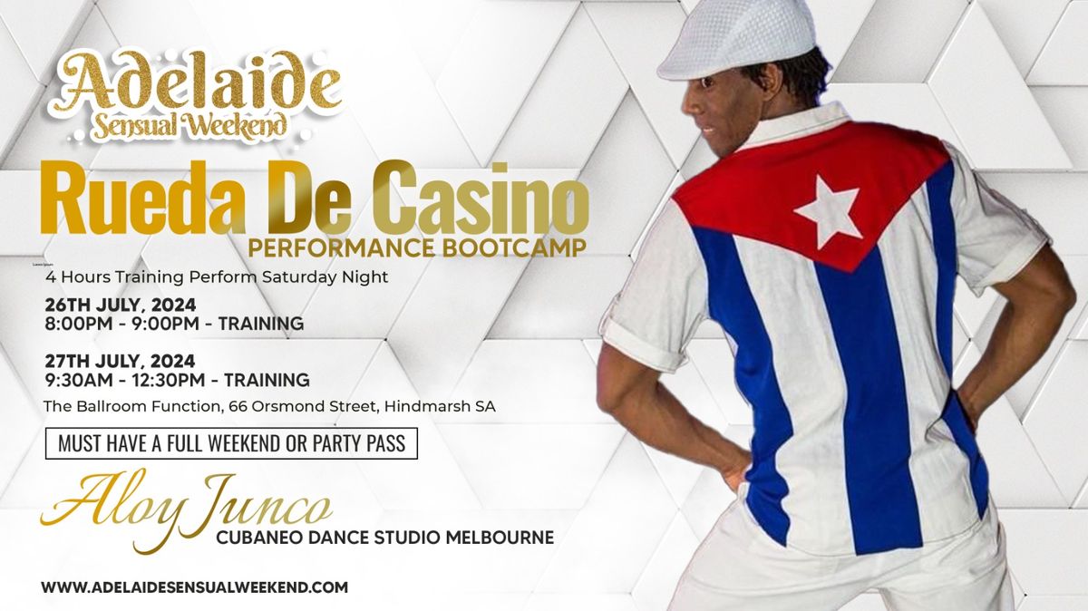 ASW Aloy Junco (Cubaneo Dance Studio Melbourne) Rueda De Casino Performance Bootcamp 2024