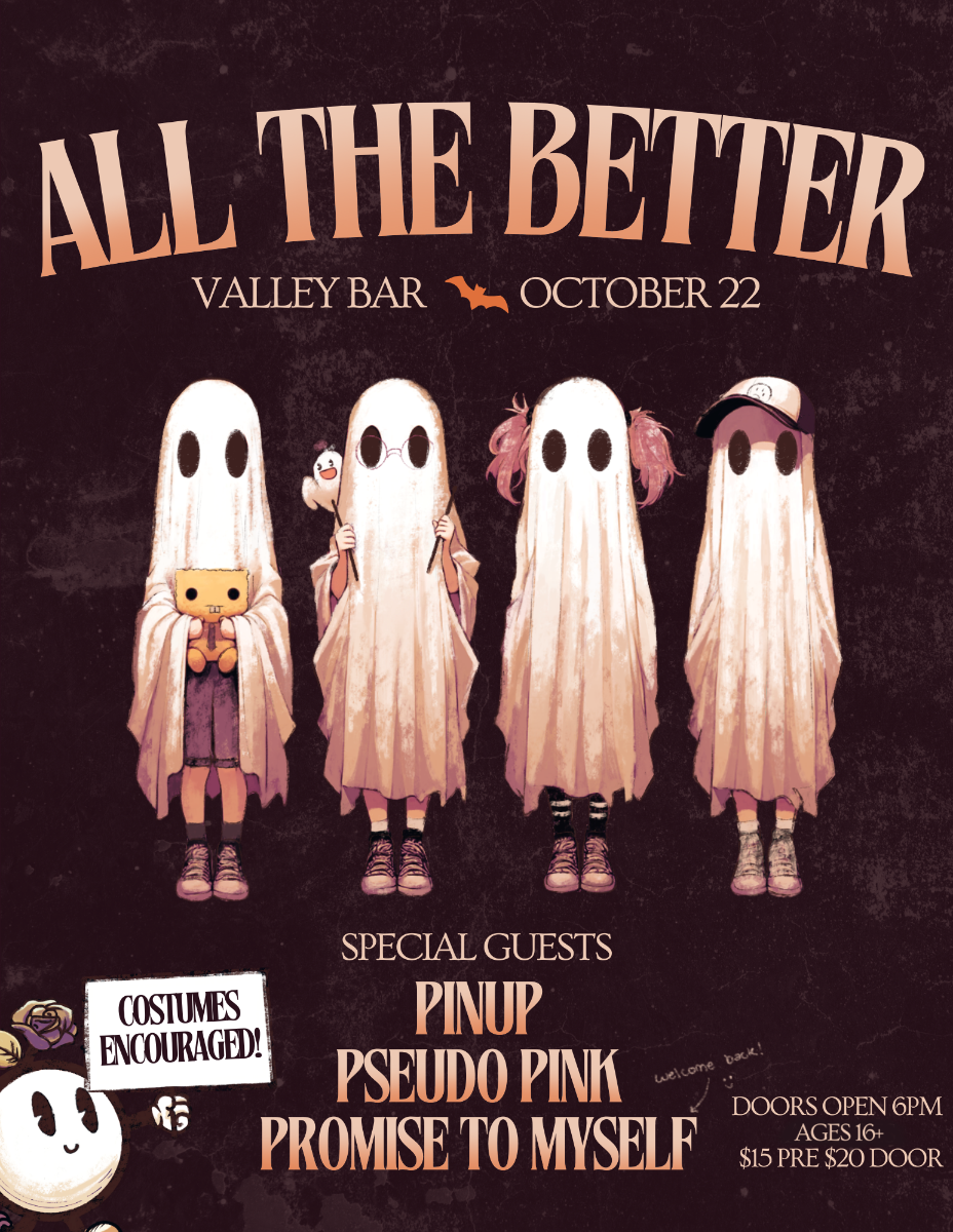 ALL THE BETTER EP RELEASE SHOW WITH PINUP \/ PSEUDO PINK \/ PROMISE TO MYSELF