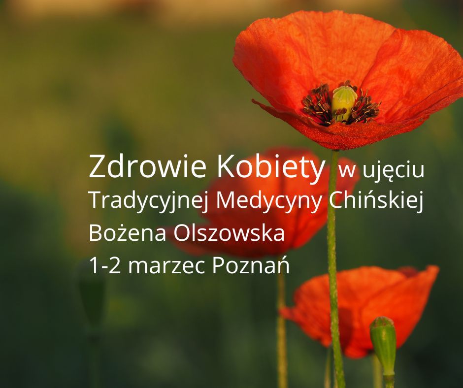 Zdrowie Kobiety w uj\u0119ciu Tradycyjnej Medycyny Chi\u0144skiej \u2013 Bo\u017cena Olszowska