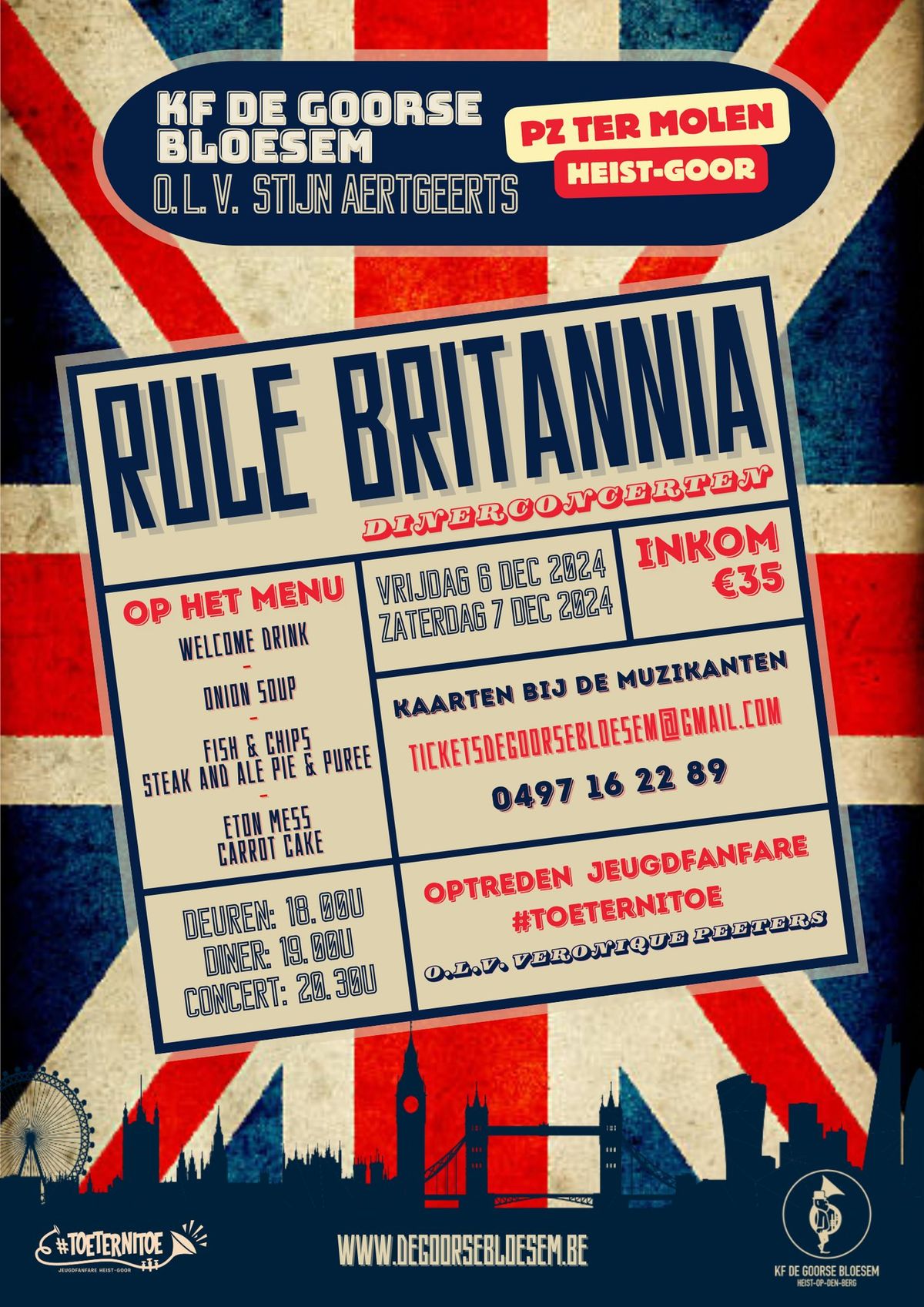 Rule Britannia - Dinerconcerten