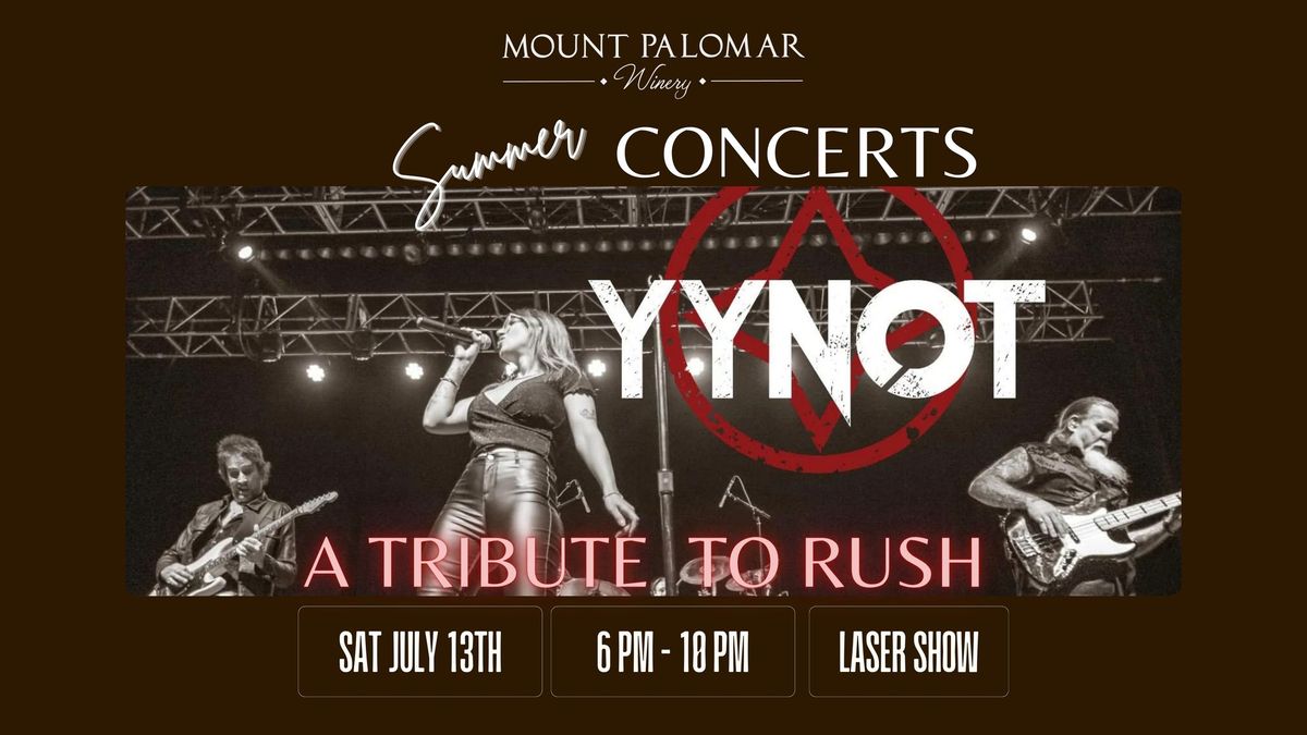 YNOT Tribute to Rush 