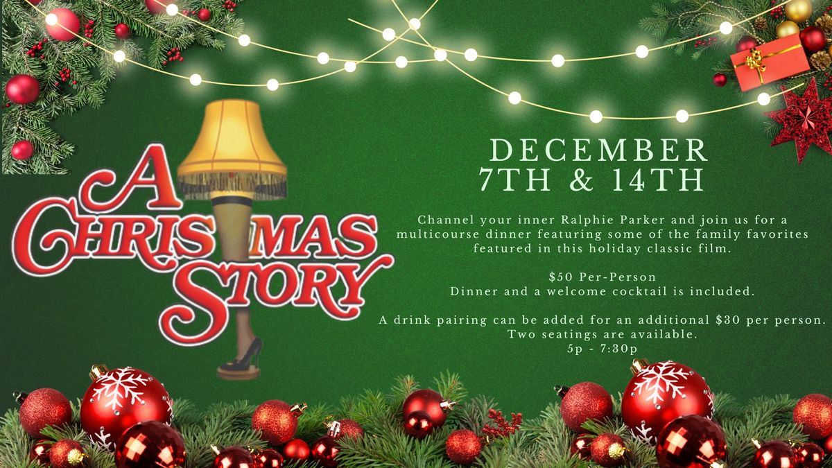 Christmas Story: A Tasting Dinner