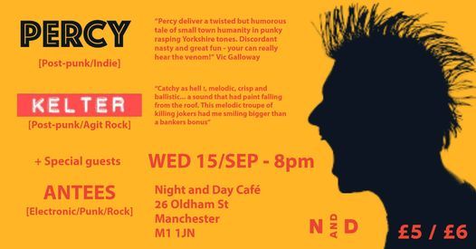 Percy, Kelter, Antees and Peak Low at the Night & Day Cafe, Manchester