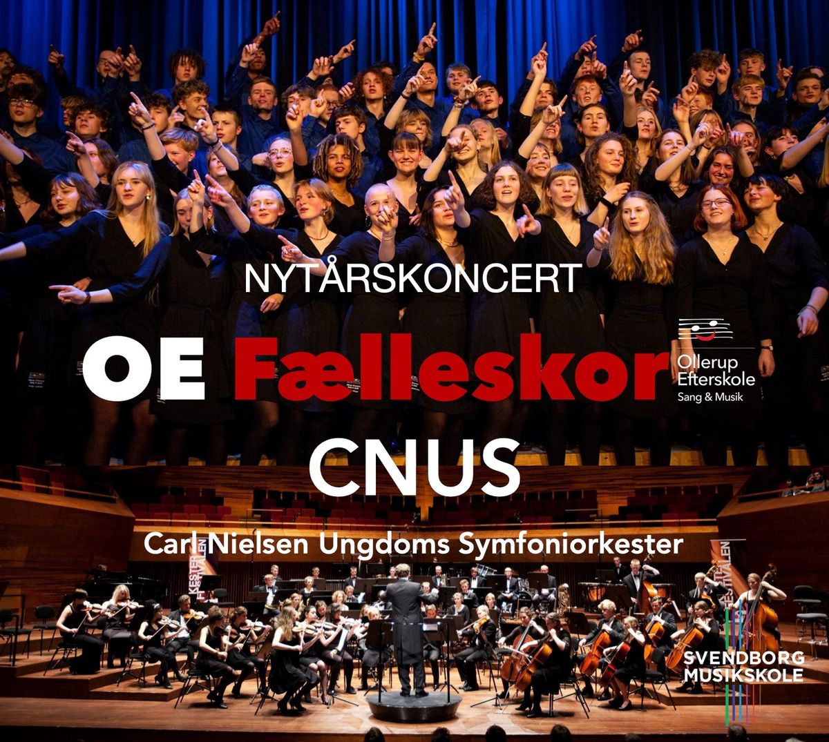 Nyt\u00e5rskoncert med CNUS og Ollerup Efterskoles F\u00e6lleskor