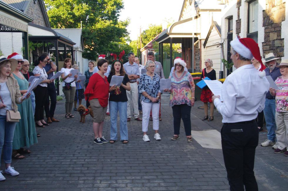 Carolling in Kensington