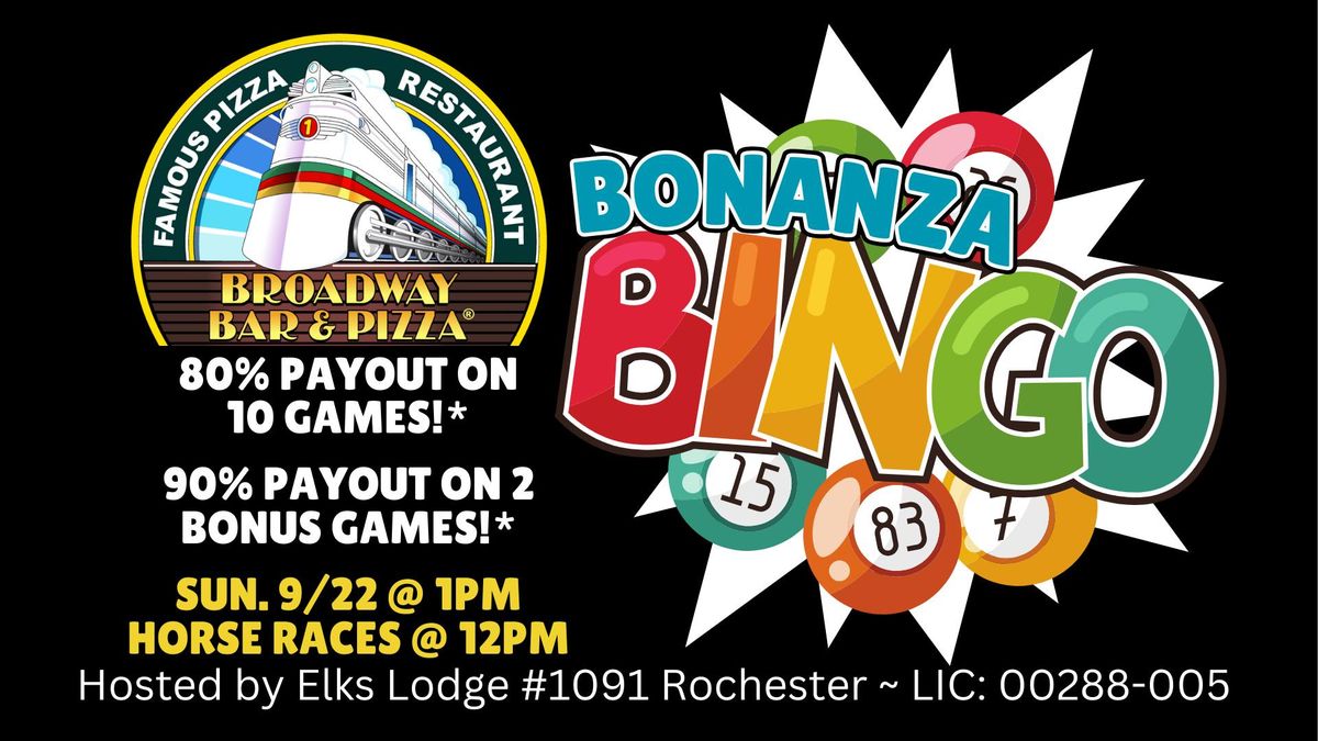 BONANZA BINGO ~ HUGE PAYOUTS!