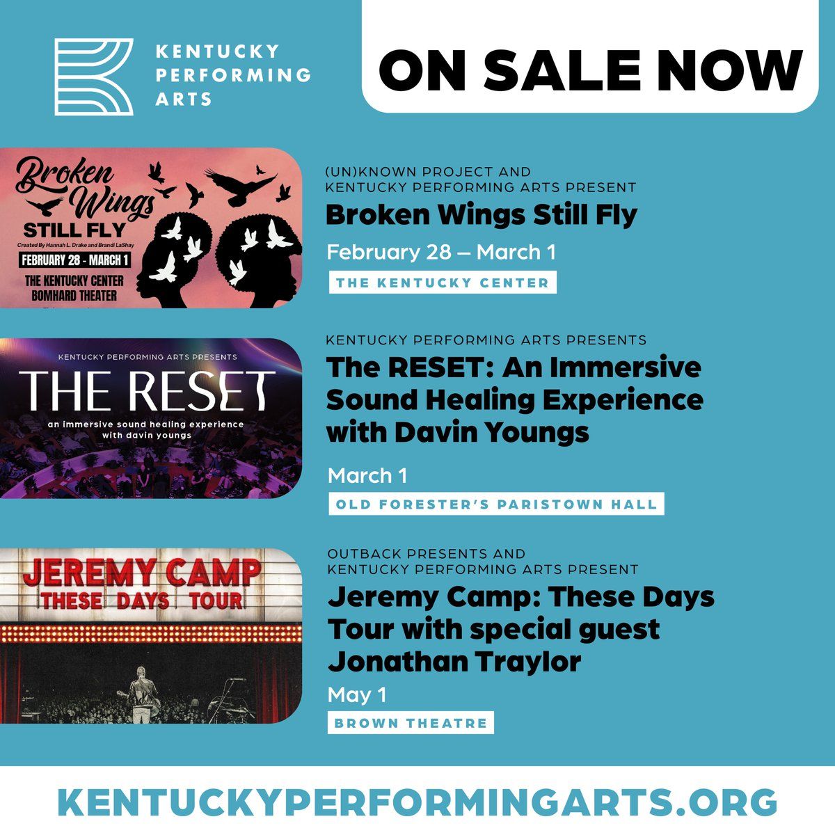 Broken Wings Still Fly at Kentucky Center - Bomhard Theatre