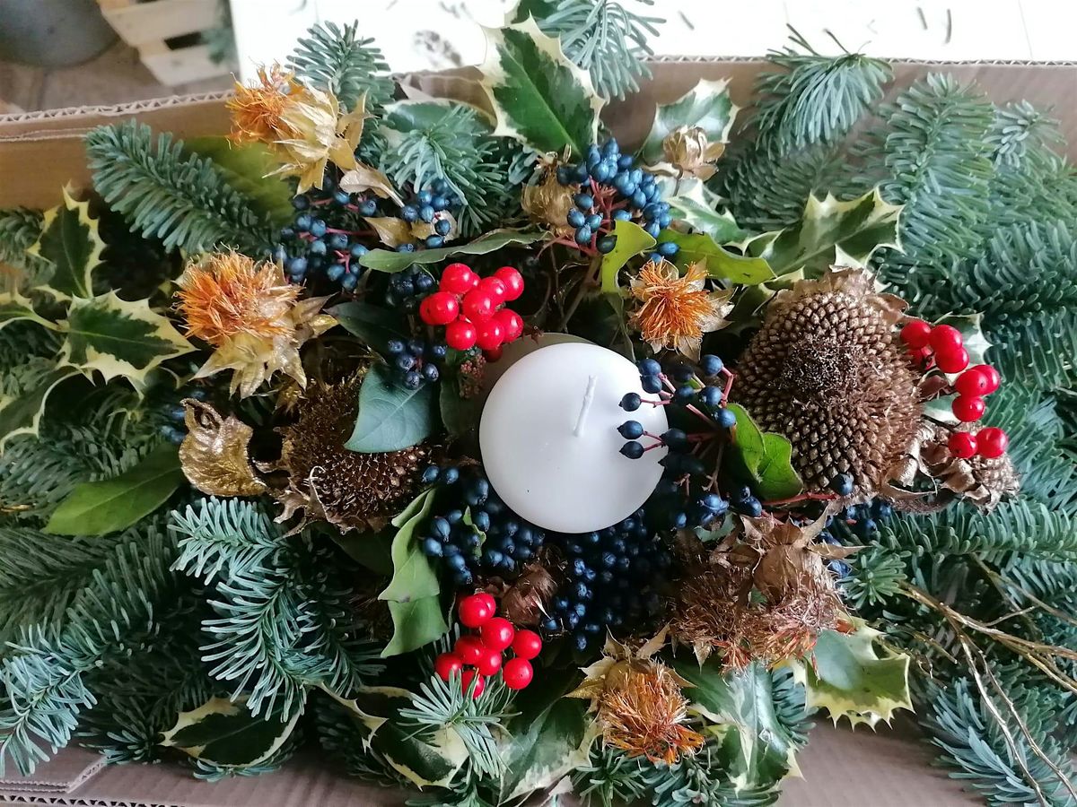 Lab floreale! FACCIAMO UN CENTROTAVOLA NATALIZIO CON VALDEIFIORI