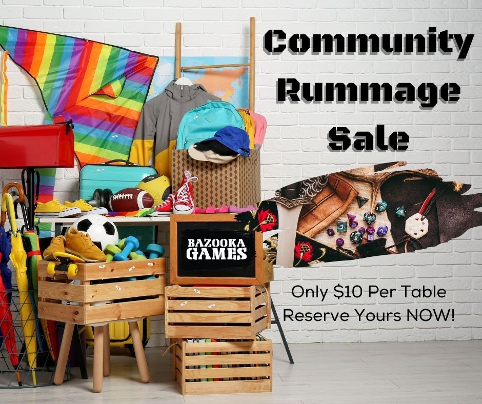 Community Rummage Sale at Bazooka