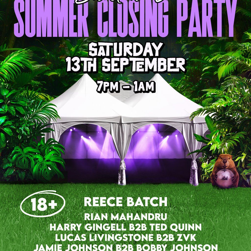 Sheltahouse summer closing at the Beaverwood