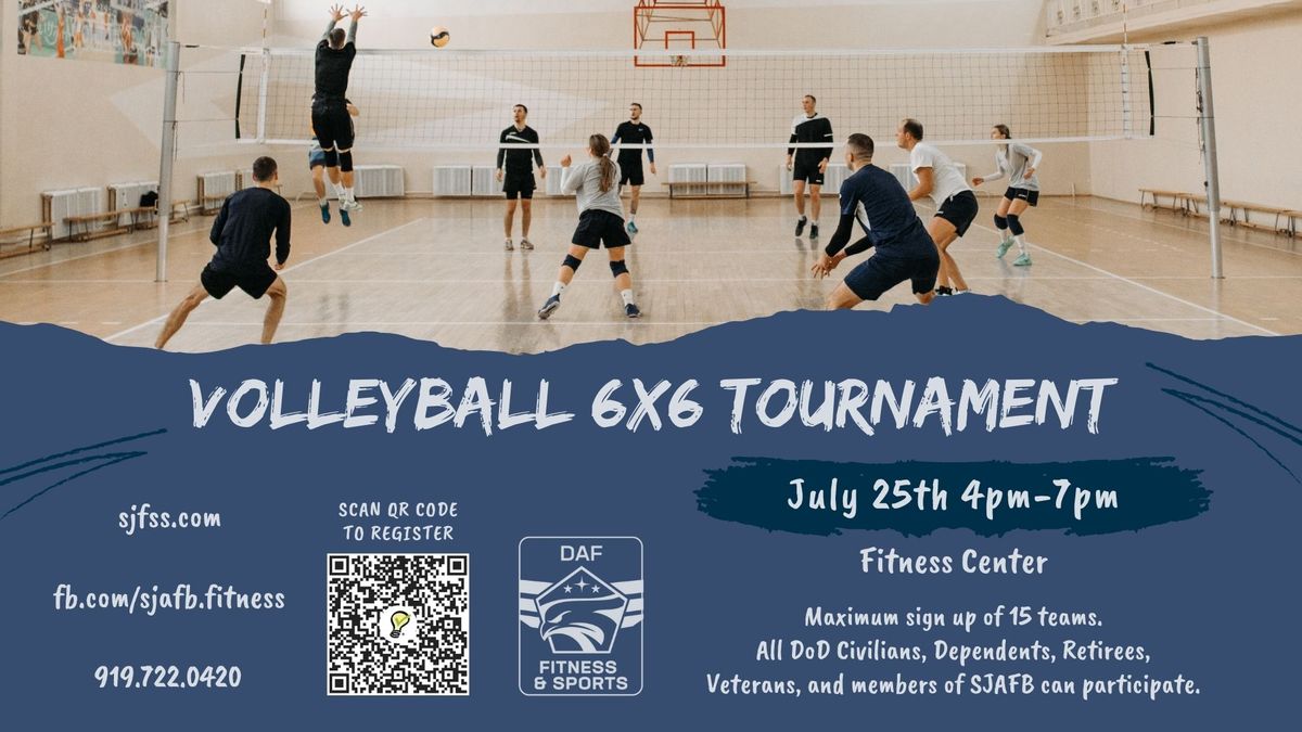 Volleyball 6x6 Tournament (Base Access Only)